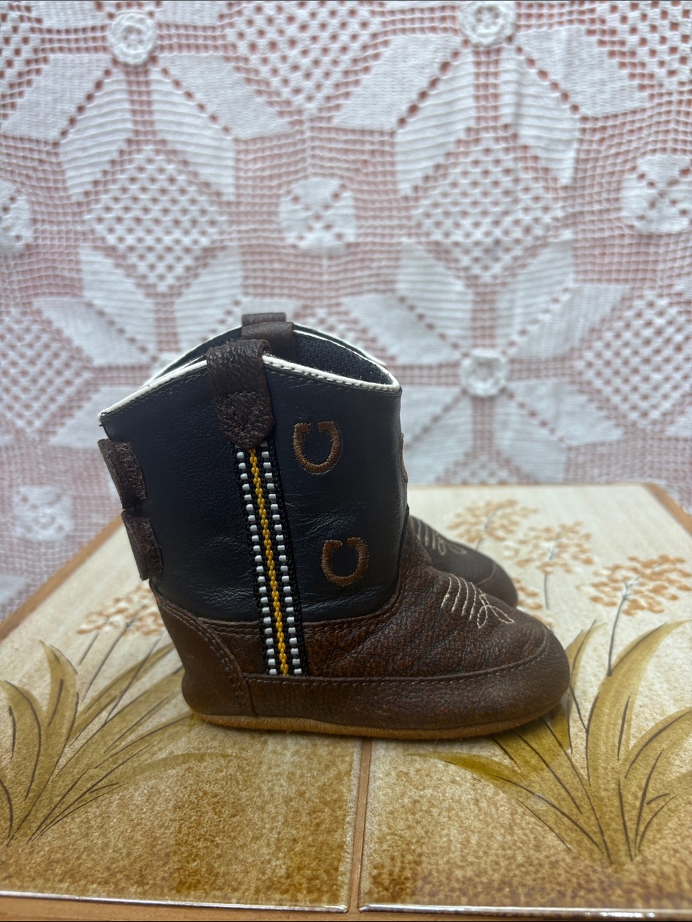 Old West Toddler Cowboy Boots – Size 3 - Picture 6 of 10